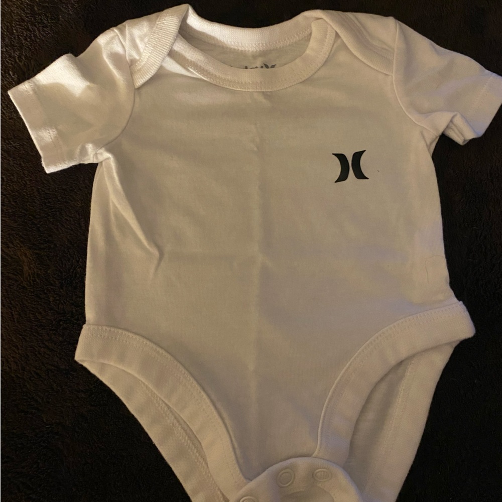 2 Newborn Hurley baby bodysuits